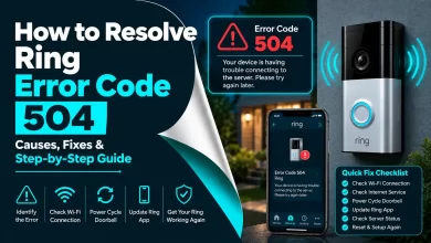 How to Resolve Ring Error Code 504