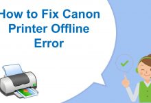 fix Canon Printer Offline issue