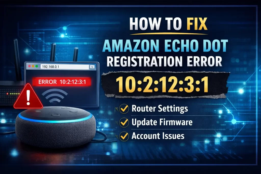 Echo Dot Registration Failure Error