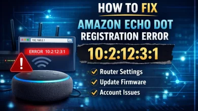 Echo Dot Registration Failure Error