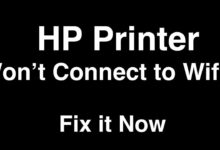 HP Printer Won't Connect To WiFi