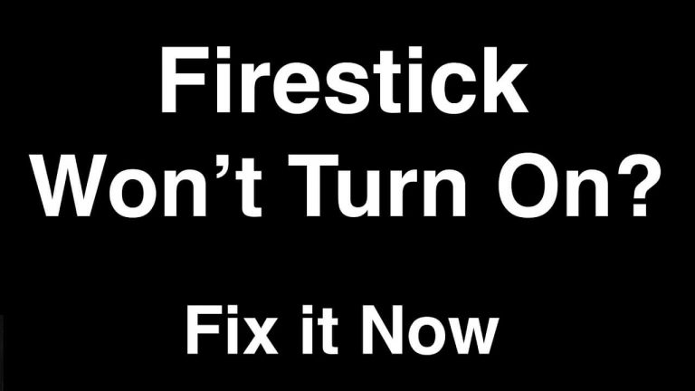 How To Resolve The FireStick Remote Not Working