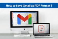 how to save gmail as pdf