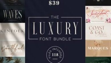 luxury font