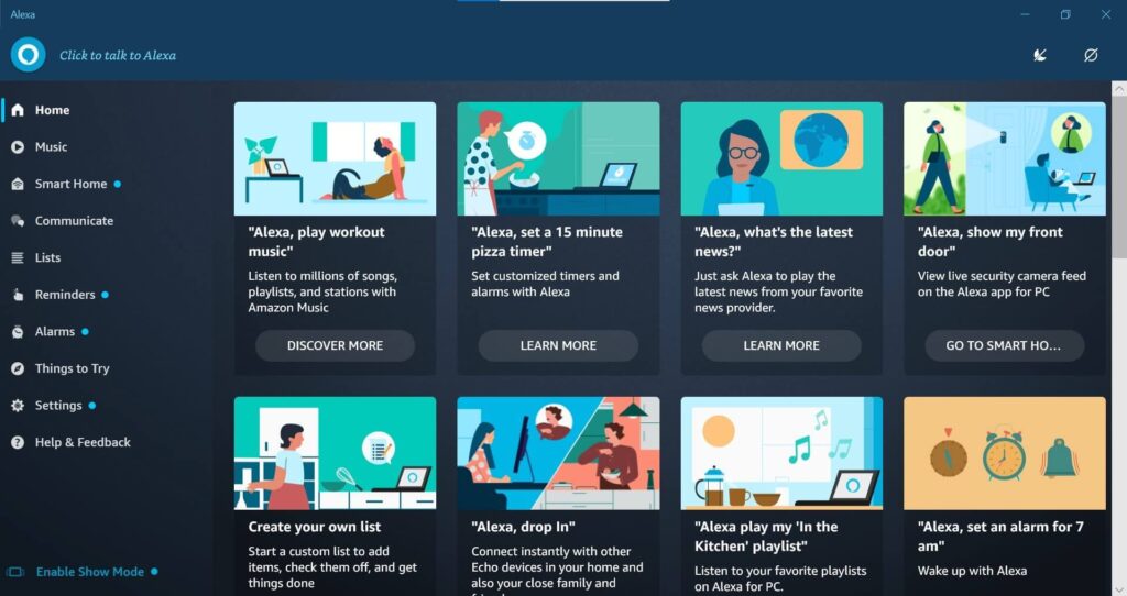 Alexa App for PC