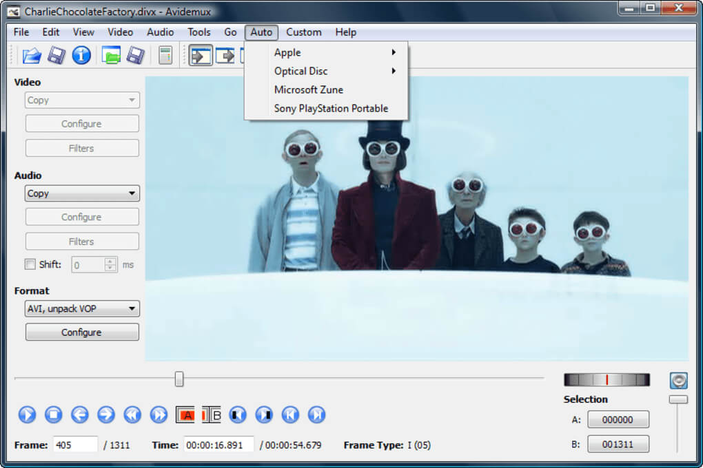 Avidemux Video Editor