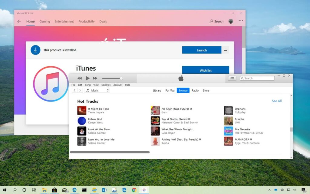 iTunes for Windows 10