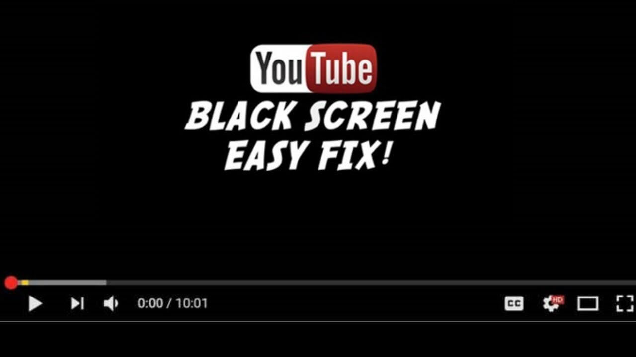 YouTube Black Screen