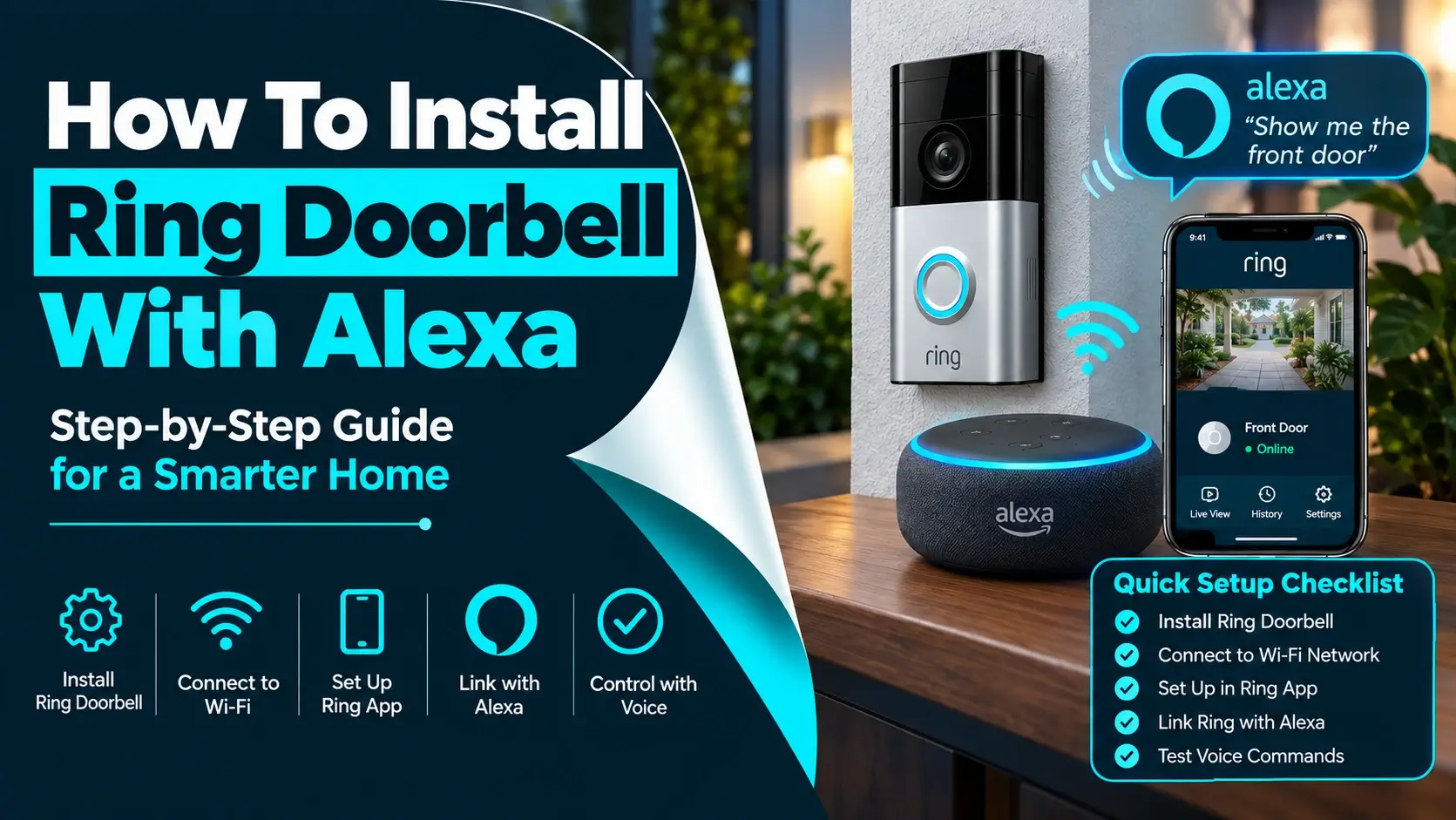 How to Install Ring Doorbell With Alexa