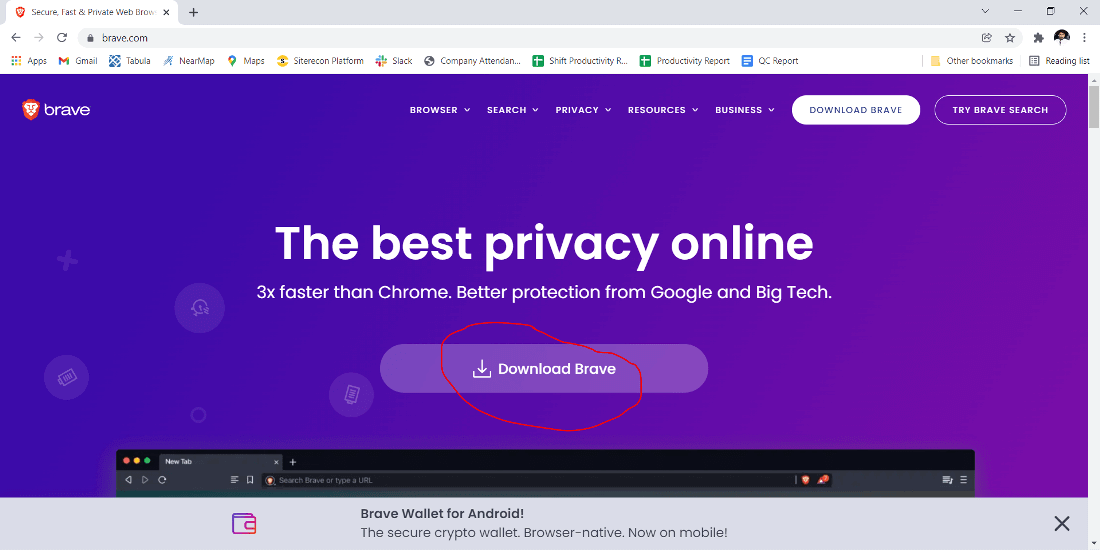 Install the Brave Browser