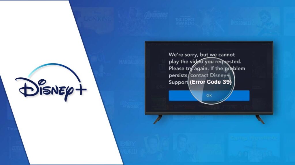 Disney plus error code 39