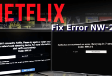 Netflix Error Code NW-2-5