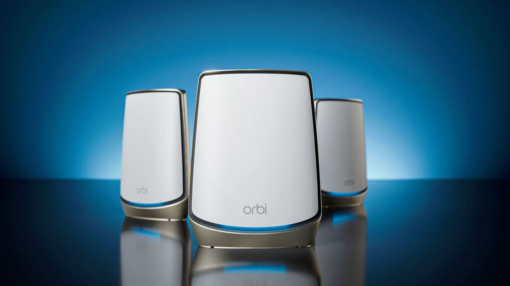 Orbi blue light