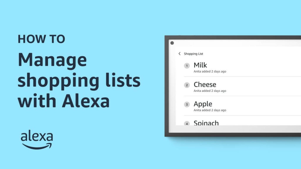 How to Create a Shopping List on Alexa