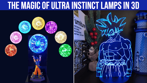Ultra Instinct Lamps in 3D