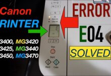 Fix Canon Error E04