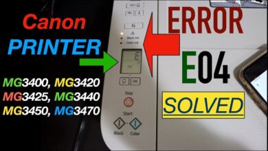 Fix Canon Error E04