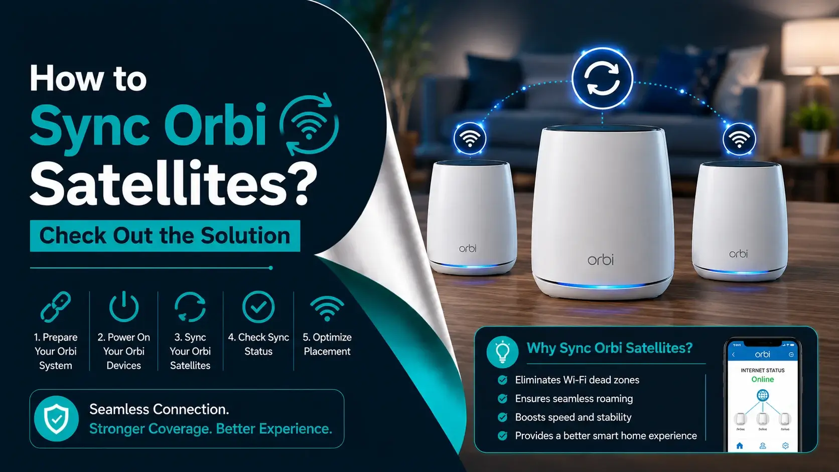 Ways to Sync Orbi Satellites