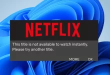 Netflix Not Loading Titles