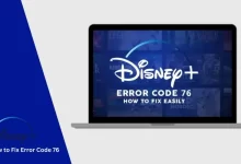 Disney Plus Error Code 76