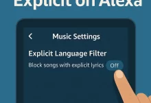 how to turn off explicit on alexa