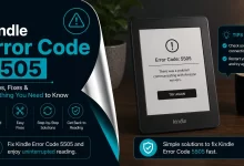 how to fix Kindle Error Code 5505