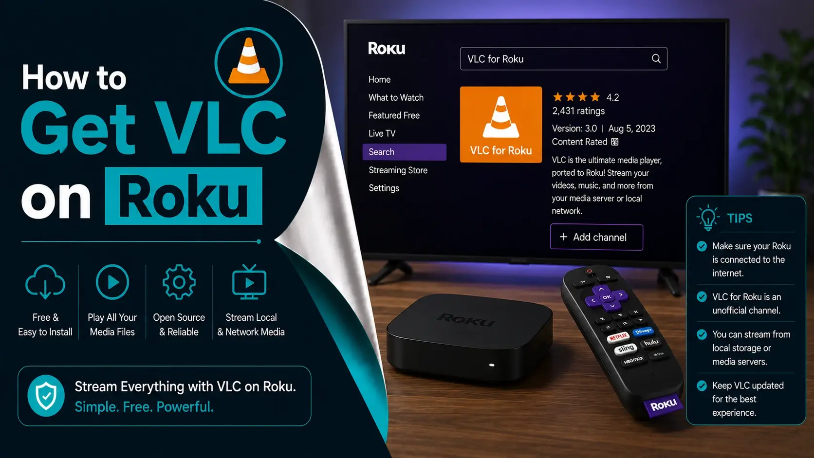 How to Get VLC on Roku