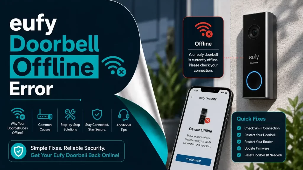 How to fix Eufy Doorbell Offline Issue