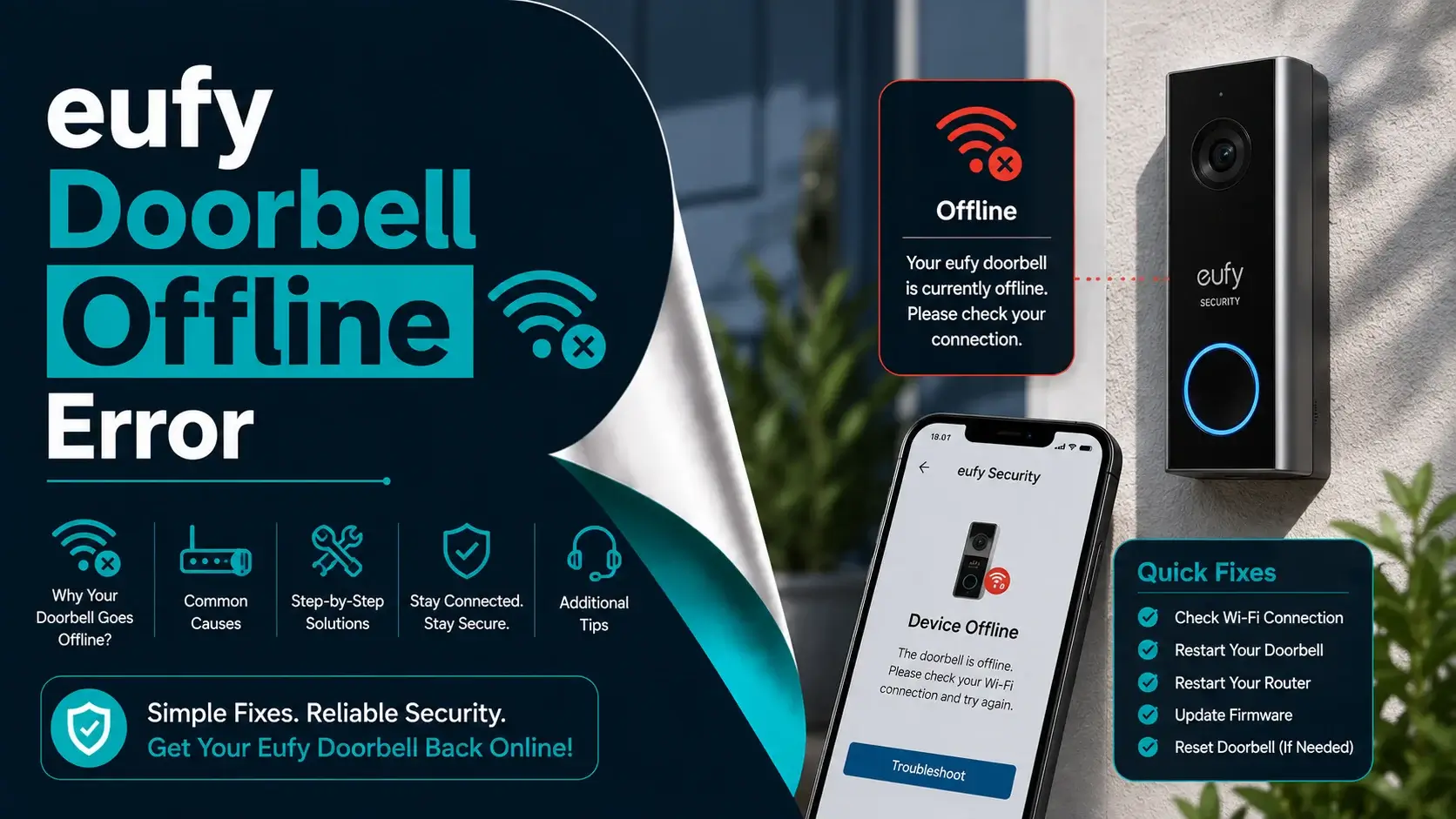 How to fix Eufy Doorbell Offline Issue