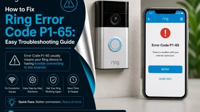 Fix Ring Error Code P1-65