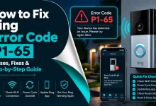 How to Fix Ring Error Code P1-65