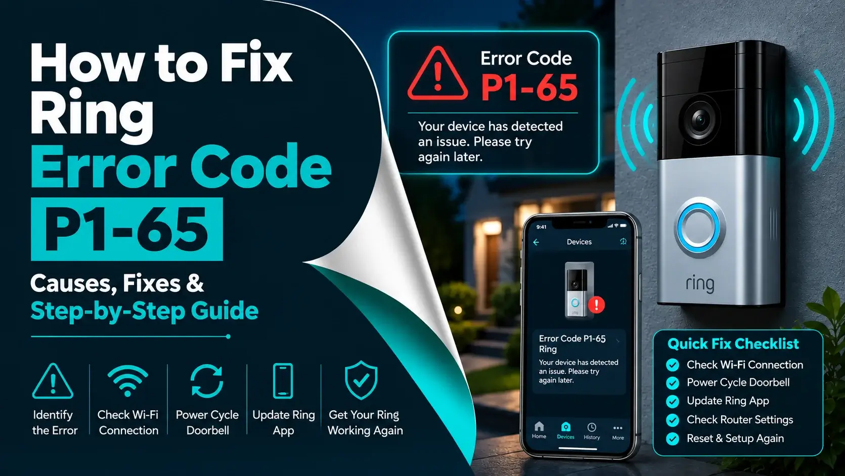 How to Fix Ring Error Code P1-65
